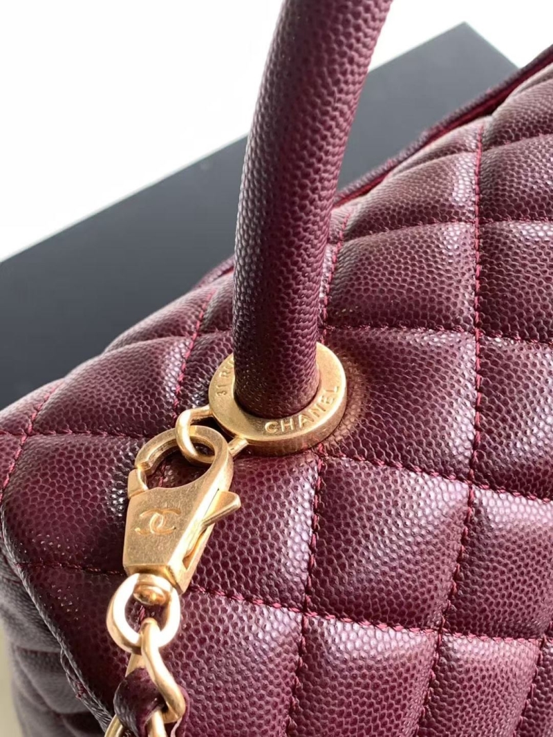 Ch**el top handle bags